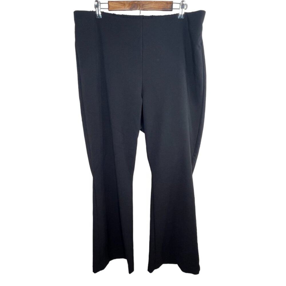 KUT from the Kloth Black Pull on Flare Pants Size 20W